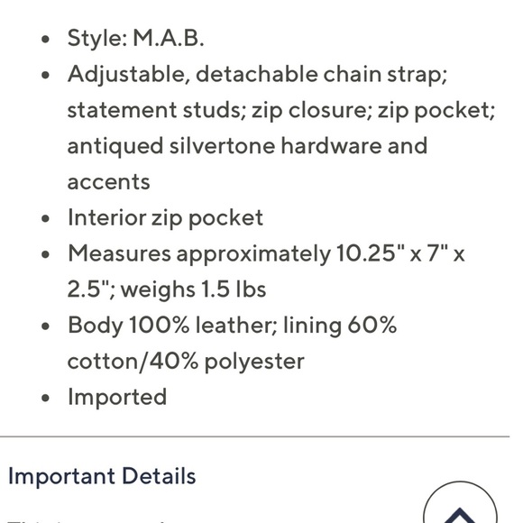 NWT Rebecca Minkoff M.A.B. Crossbody with Studs LEATHER - Picture 9 of 9